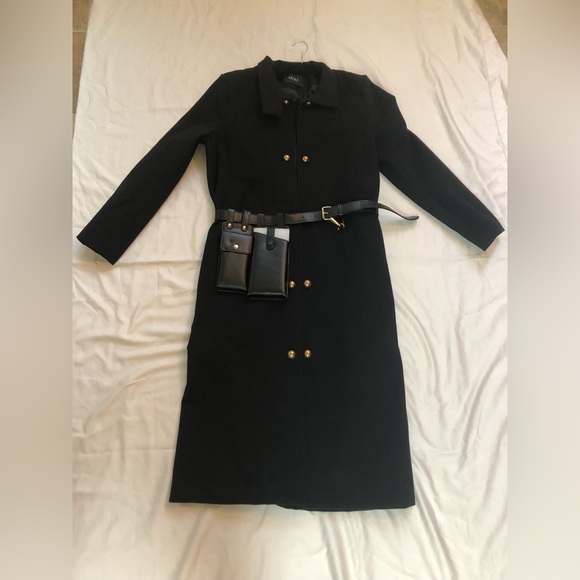 AKIRA BERLIN TRENCH JACKET WITH UTILITY BELT SIZE: XL - Picture 2 of 16